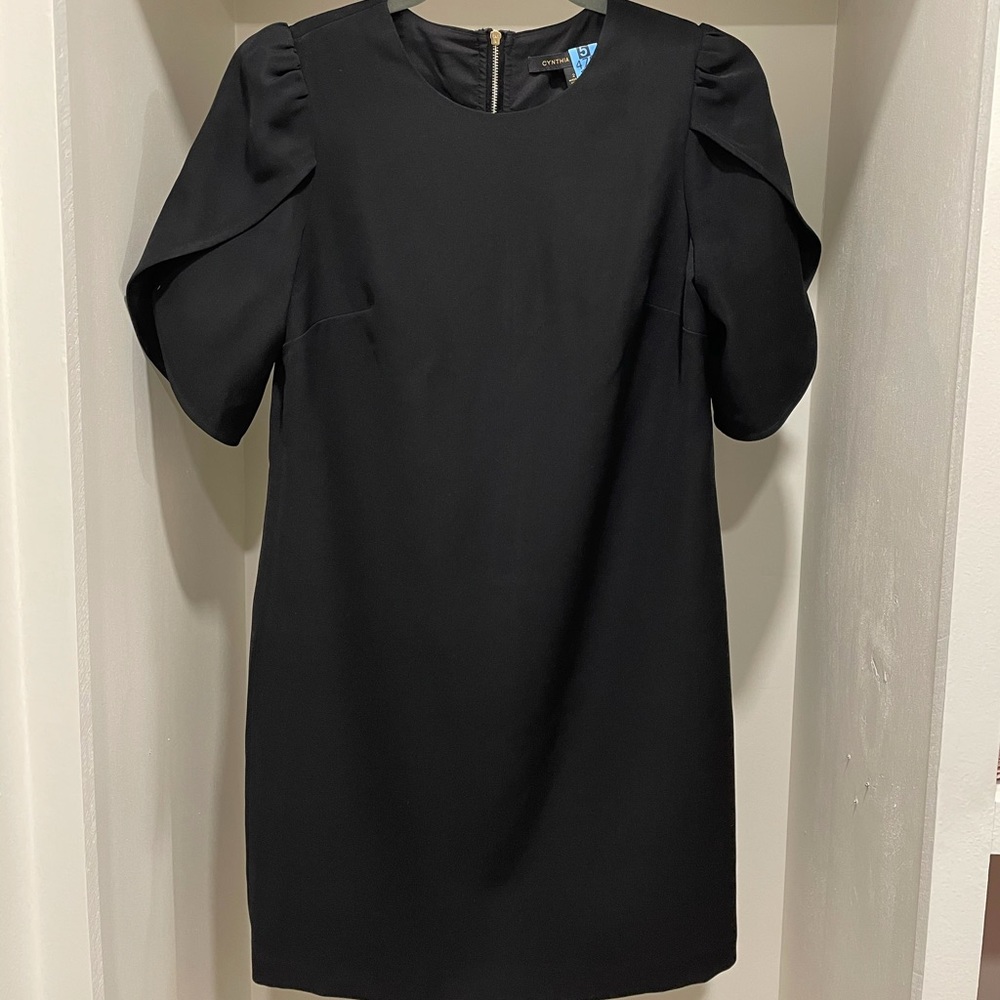 Cynthia Rowley little black shift dress